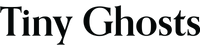 Tiny Ghosts serif logo in black